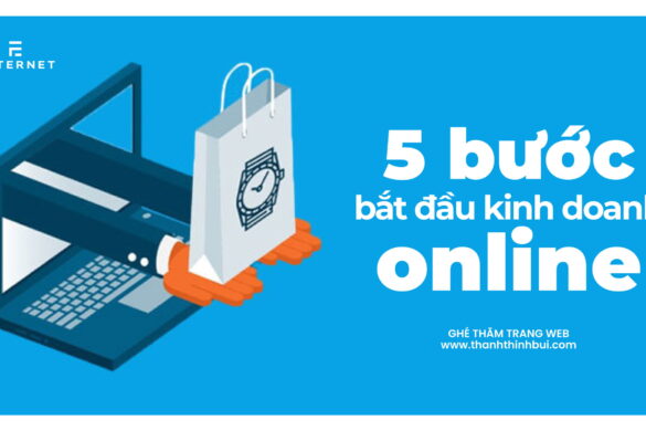 5 bước để bắt đầu kinh doanh online