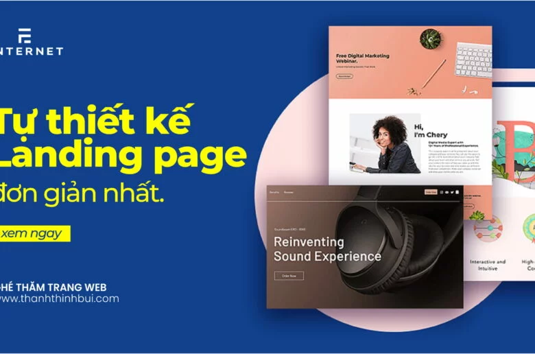 Tự thiết kế landing page đơn giản nhất