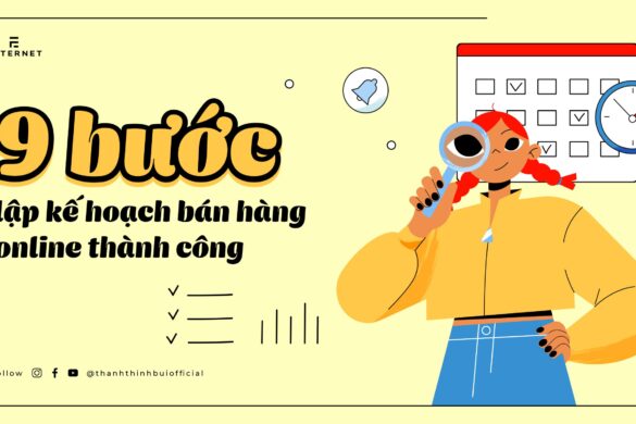 9 bước lập kế hoạch bán hàng online thành công