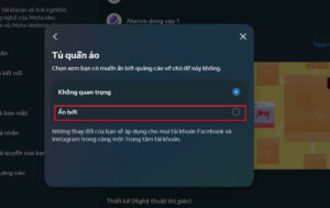 Ẩn quảng cáo Facebook trên PC