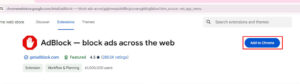 Thêm Adblock vào Google Chrome