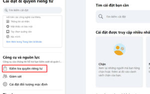 Kiểm soát quyền riêng tư