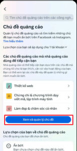 Xem và quản lý chủ đề